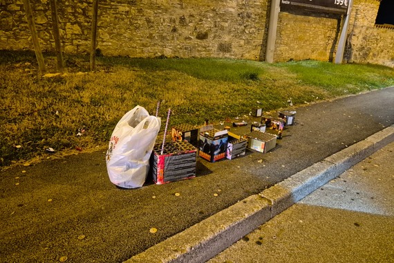 Nova godina, stare navike: Šijana naružena ostacima vatrometa