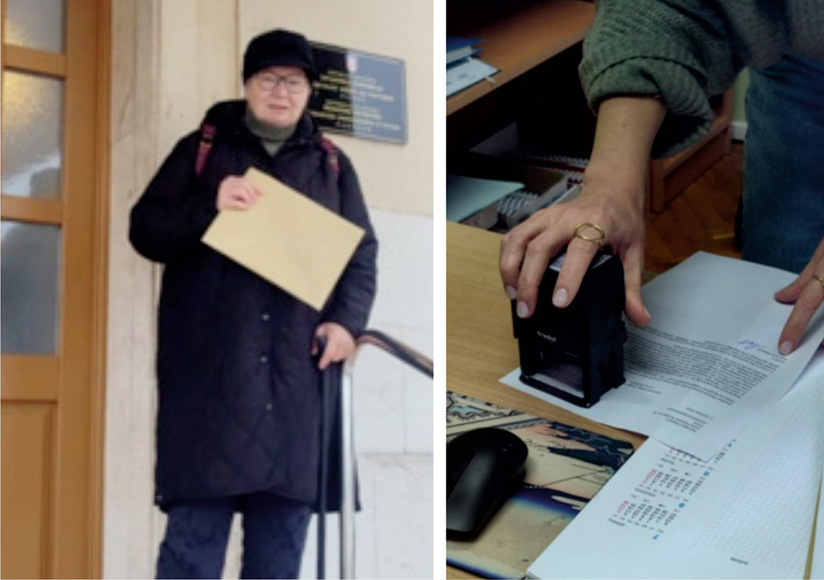 Sniježana Matejčić nakon predaje potpisa
