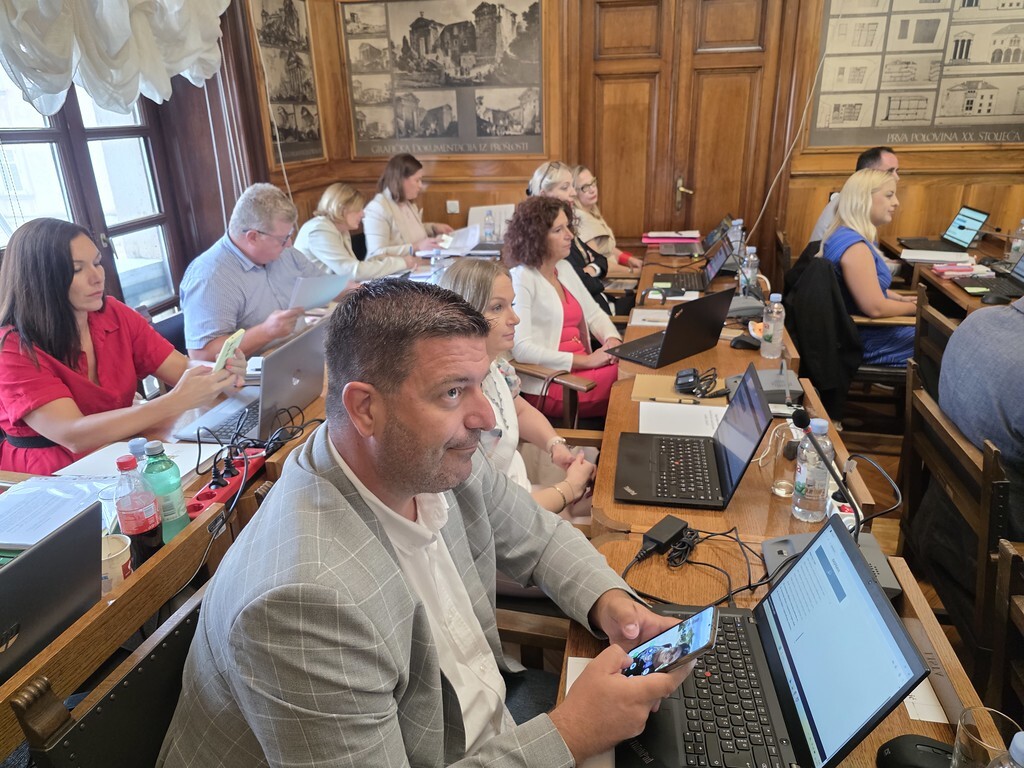 Goran Mihovilović u pulskom Vijeću (foto: Ivor Balen)