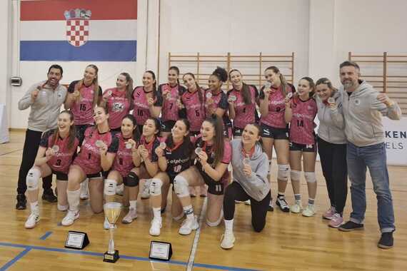 Odbojkašice Pule druge u Hrvatskoj u juniorskoj konkurenciji