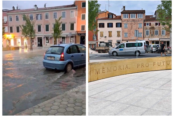 Uskoro se zatvara frekventna ulica u Rovinju. Hoće li se konačno spriječiti poplave na Trgu na lokvi?