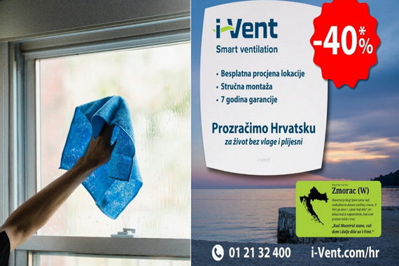 I-Vent ventilacija s rekuperacijom to rješava efikasno – uz 7 godina garancije i čak 40% popusta
