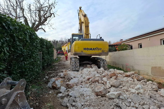 Odvodnja Poreč gradi novu kanalizacijsku mrežu u Montižani