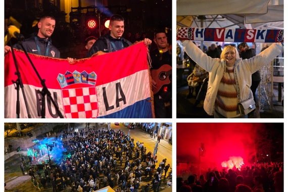 PULA DOČEKALA BRONČANE! 'Stvano ste nas iznenadili. Mislili smo da će doći samo naši roditelji'