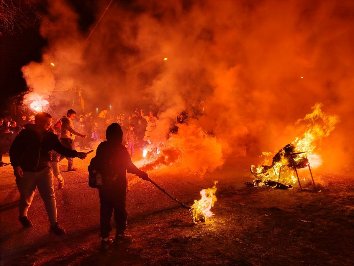 Vatrena večer u Čepiću (Foto: Igor Radić)