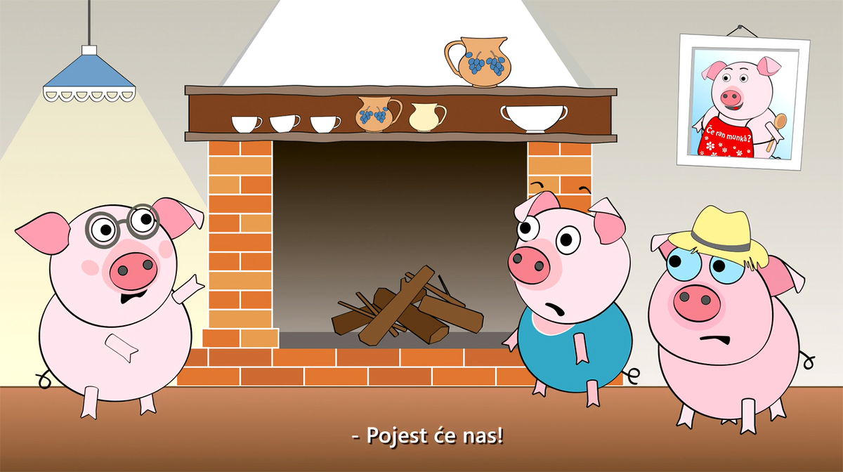 "Trej porkić" - "Tri praščića"