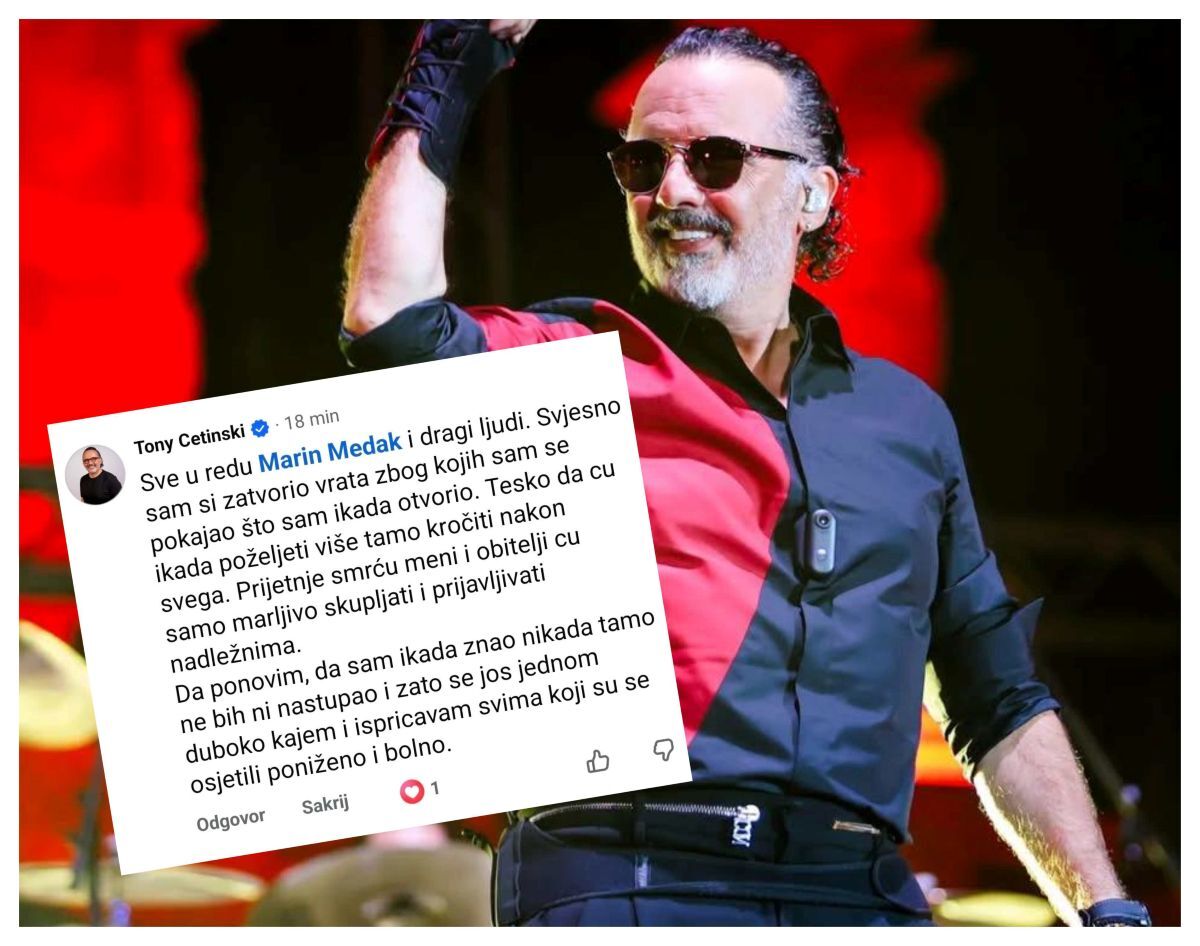 Tony Cetinski oglasio se na društvenim mrežama