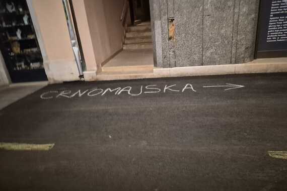 CRNO JOJ SE PIŠE Pula dobila novu ulicu u centru 