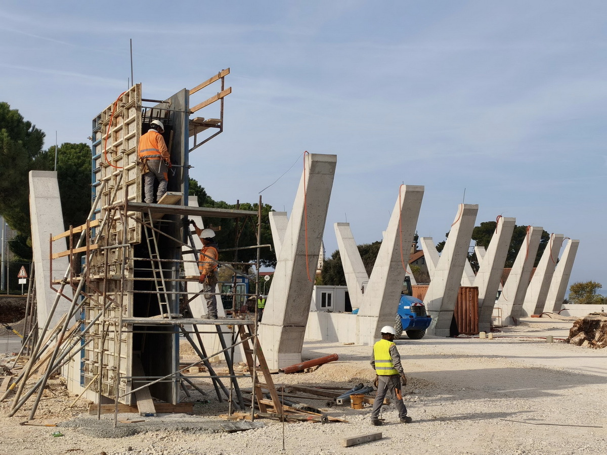 Izgradnja autobusnog kolodvora Concetta (Foto: Rovinj-rovigno.hr)