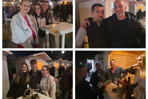 Dobra atmosfera na vinskom festivalu u Puli