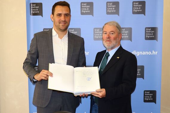 Uvaženi talijanski povjesničar i političar u posjetu Vodnjanu