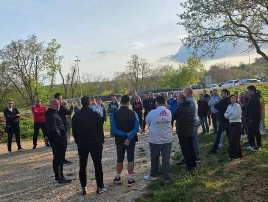 Nedavni sastanak roditelja s vodstvom kluba (Foto: Facebook/NK Žminj)