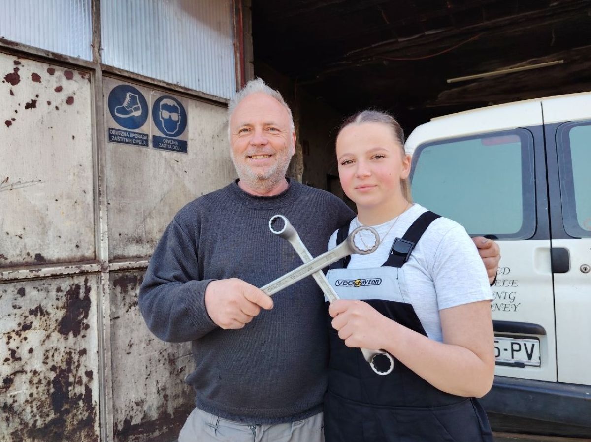 Jabuka ne pada daleko od stabla - Vedran i Jenny Šćulac (Foto: Igor Radić)