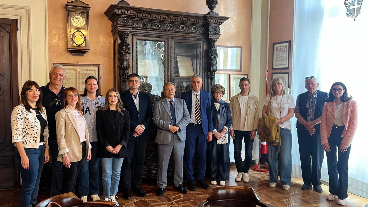 Delegacija Grada Buja u posjeti Općini Tribano u Italiji