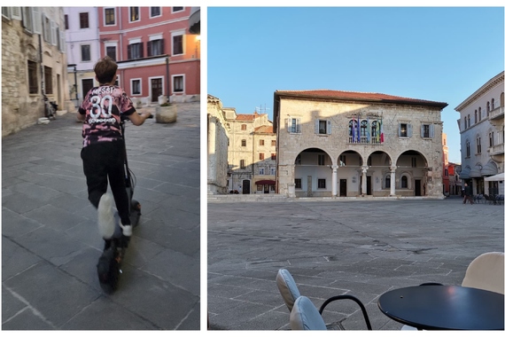 Dijete divljalo romobilom po centru Pule, srušilo drugo dijete s bicikla. Stigla policija ali uzalud