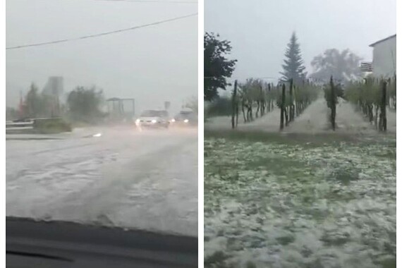 Pogledajte snimku - Buzeštinu pogodila gadna tuča. No, to je bio tek uvod...
