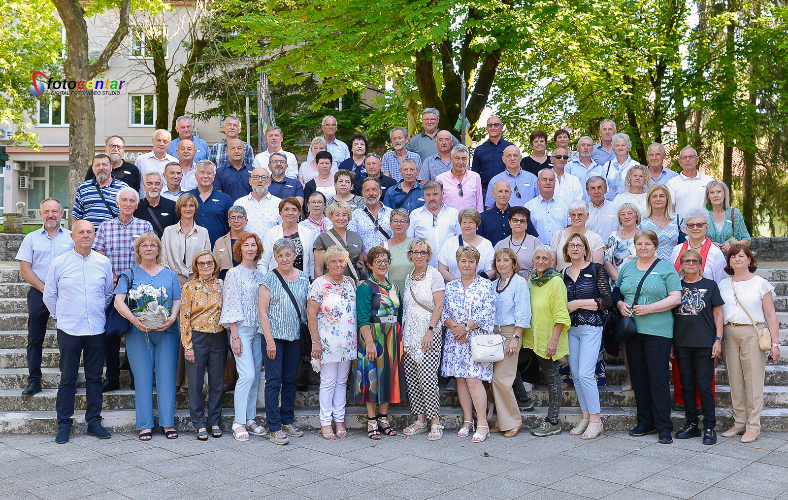 Bivši osmaši na 80. obljetnici male mature (Foto Centar Pazin)