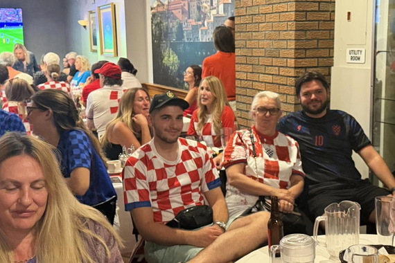 Naši 'Merikani' u New Yorku u kockicama proslavili pobjedu Hrvatske nad Ganom