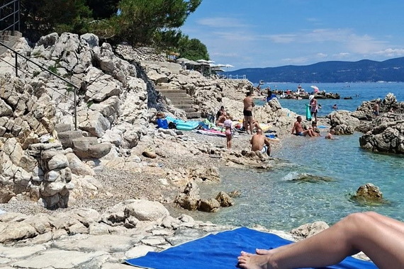 'Bila je to lijepa, velika, uređena plaža sa sitnim kamenčićima koje je sada pojelo more'