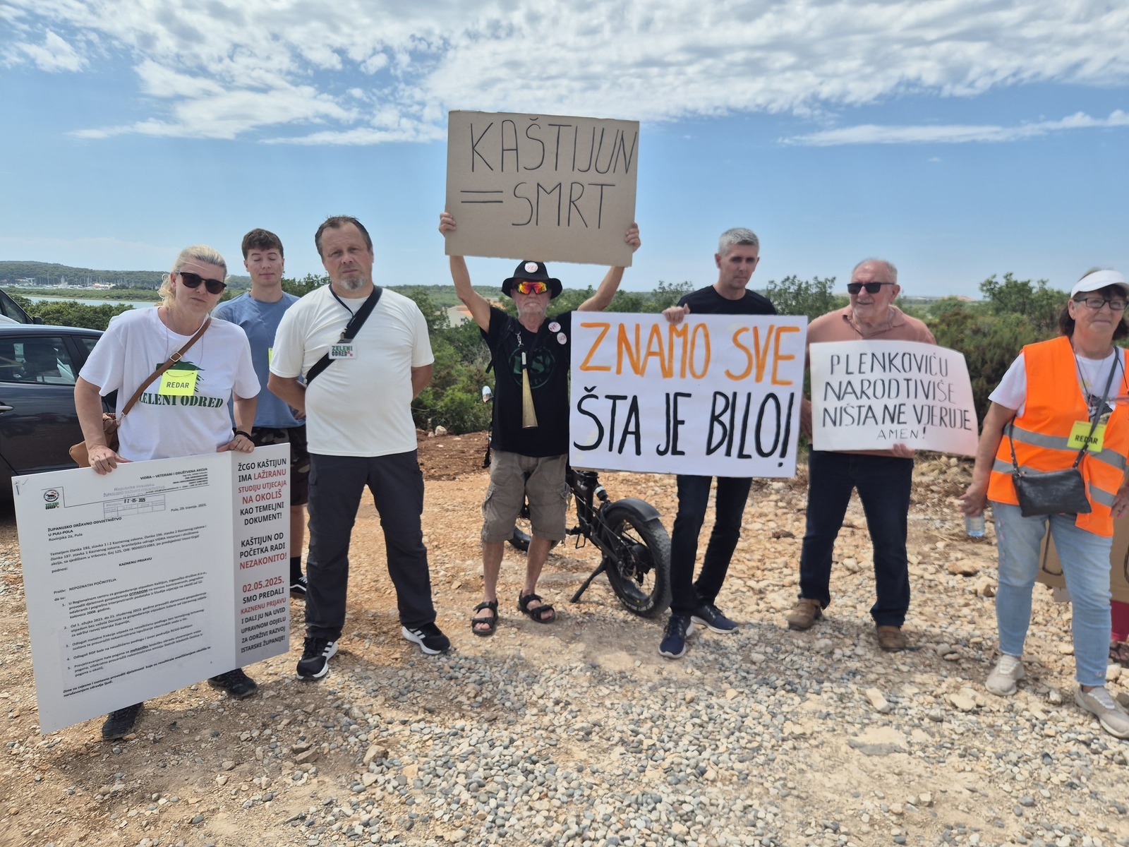 Kaštijun nastavio gomilati gubitke i prosvjednike (Foto: Marcello Rosanda)