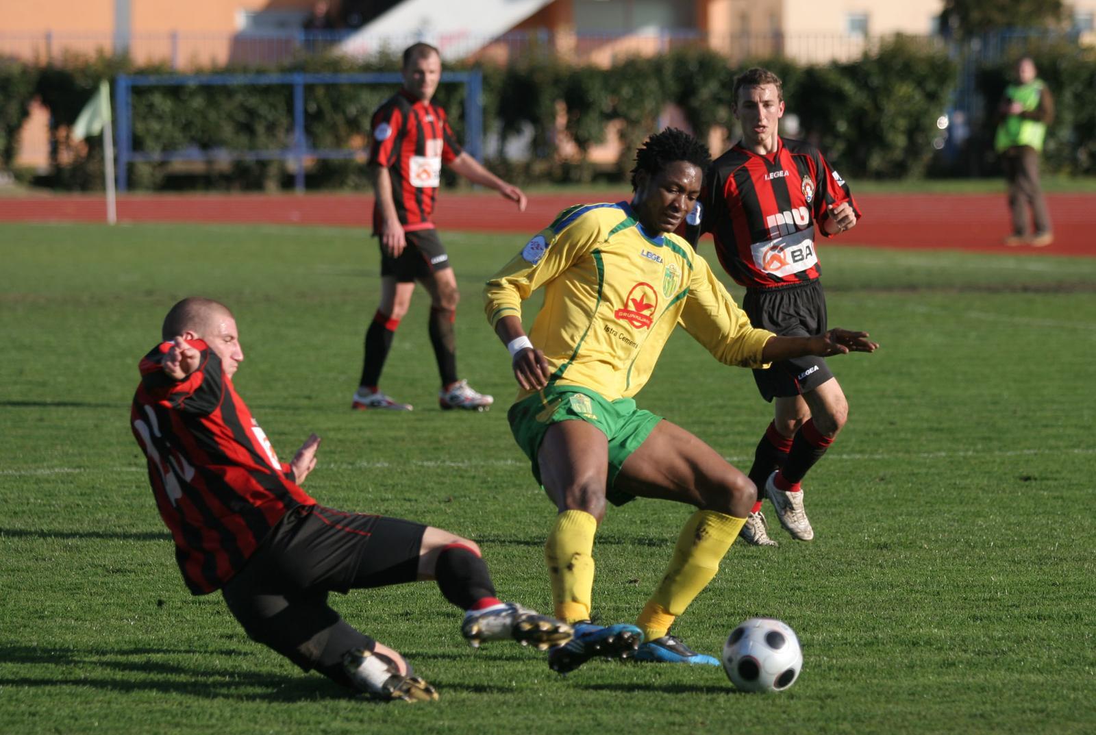 Kalilou Traore.na utakmici Istre 1961 i Međimurja 2010. godine (foto: Saša Miljević/PIXSELL)