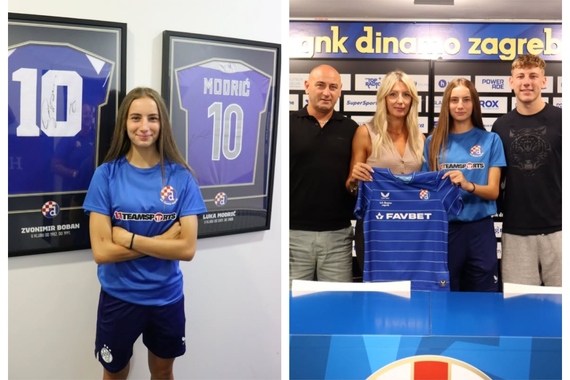 Jana Vujičić, mlada nogometašica Istre 1961, prešla u Dinamo!