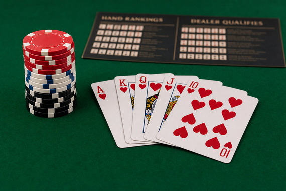 Poker casino igre i rangiranje ruku u Betscore Casino