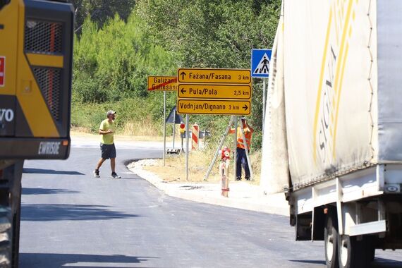 Danas se otvara dio Fažanske ceste u Galižani 