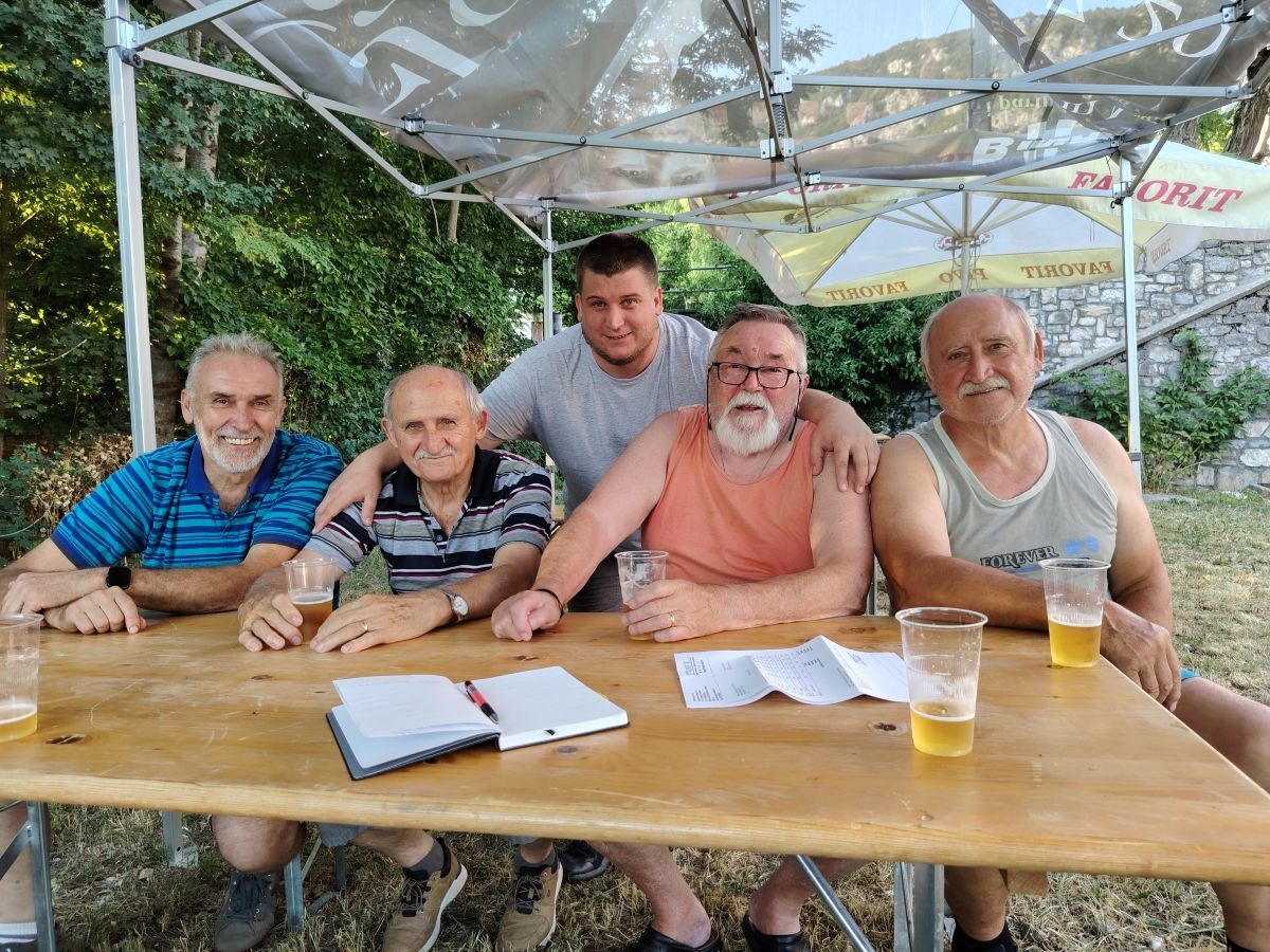 Đino Šverko, Vladimir Buždon, Anton Grbac, Mario Lipovšek i Stanko Buždon (Fotogalerija: Igor Radić)
