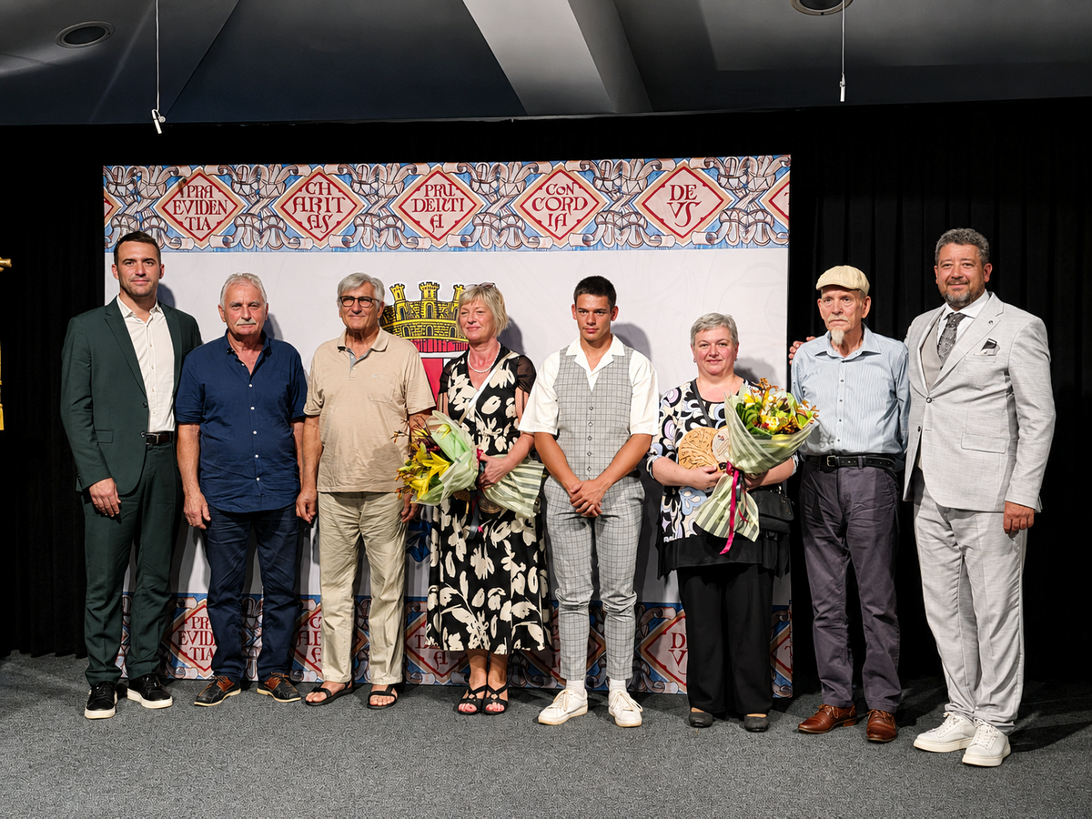 Dobitnici godišnjih priznanja Grada Vodnjana (foto: Milan Pavlović)