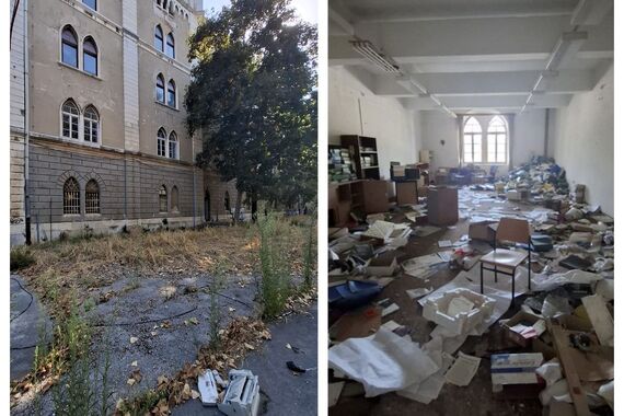 Jutrošnji požar nije prvi koji je buknuo u Sauri. Devastacija kasarne iz 19. stoljeća počela je dok su u njoj boravili bivši korisnici
