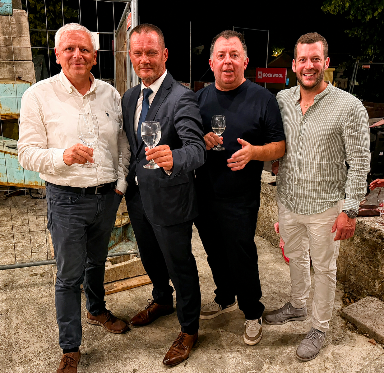 Ezio Pinzan, Mario Bratulić, Livio Švić i Marko Lakošeljac (foto: Nenad Čakić)