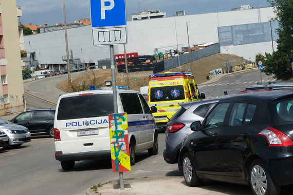 Prometna nesreća u Šijani, ozlijeđen vozač motocikla