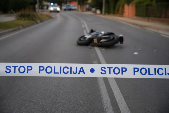 Dvojica motociklista teško ozlijeđena u nesrećama kod Kanfanara i Gajane
