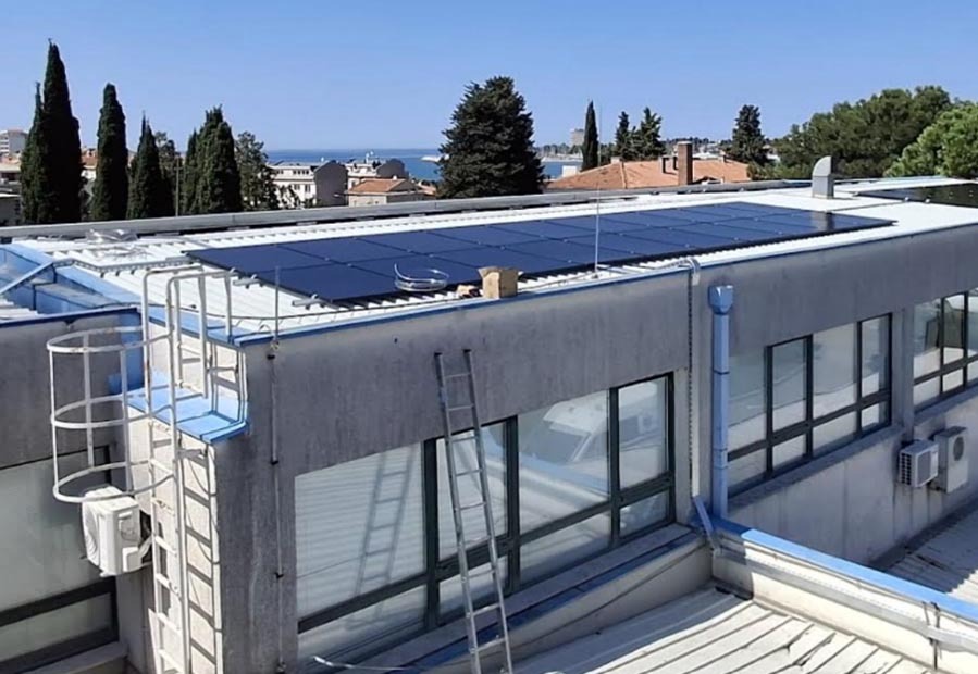 Fotonaponska elektran na Domu zdravlja Umag