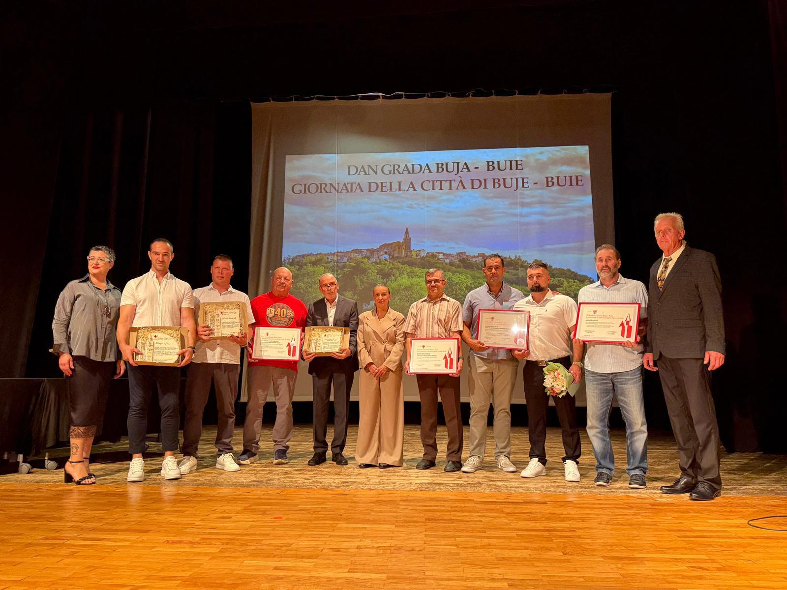 Dobitnici godišnjih priznanja Grada Buja (foto: Nenad Čakić)