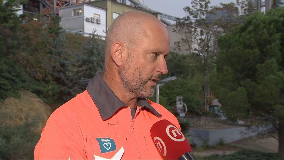 Mihajlo Mirković, direktor cementare u Koromačnu (Foto: Dnevnik Nove TV)