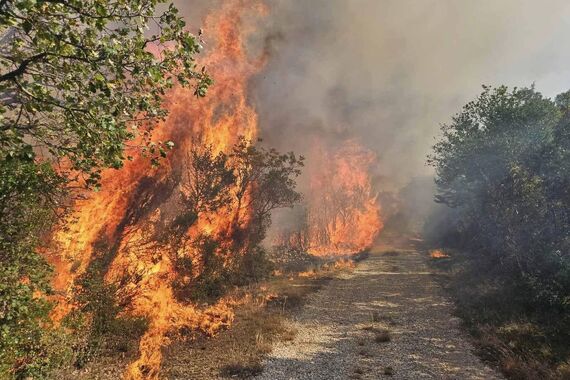 Istarski vatrogasci pomoći će u gašenju katastrofalnog požara na Braču koji guta sve pred sobom