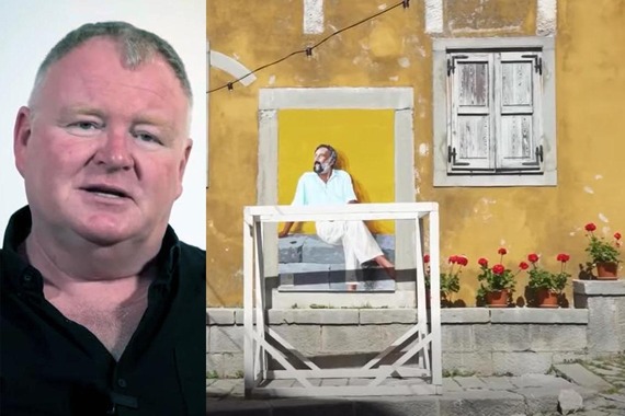 Paul Bradbury u starom gradu Labinu: 'Oni kombiniraju umjetnost i rudarenje'