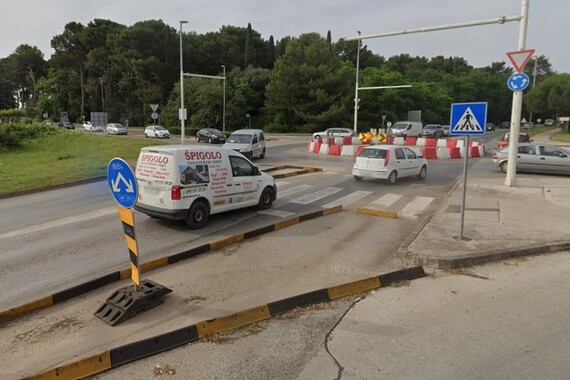 Od ponedjeljka privremena regulacija prometa na pulskom rotoru 