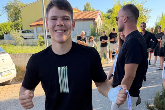 David Komšić Kompa iz Italije se vratio sa srebrnom medaljom!