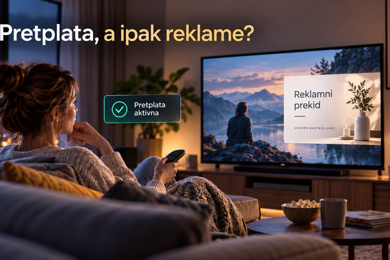 Plaćamo streaming, pa zašto ipak gledamo reklame?