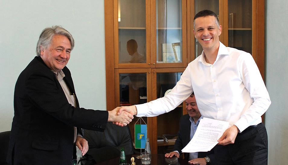 Dejan Karaklajić i župan Valter Flego