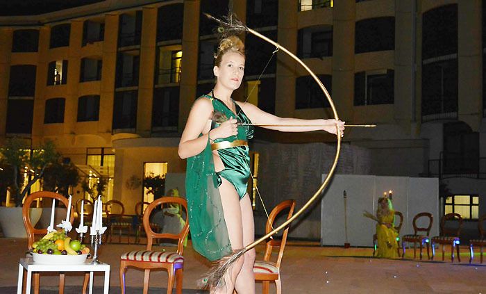 Prvu večer prikazan je antički performance nazvan Ljepota i moć antičkih božica