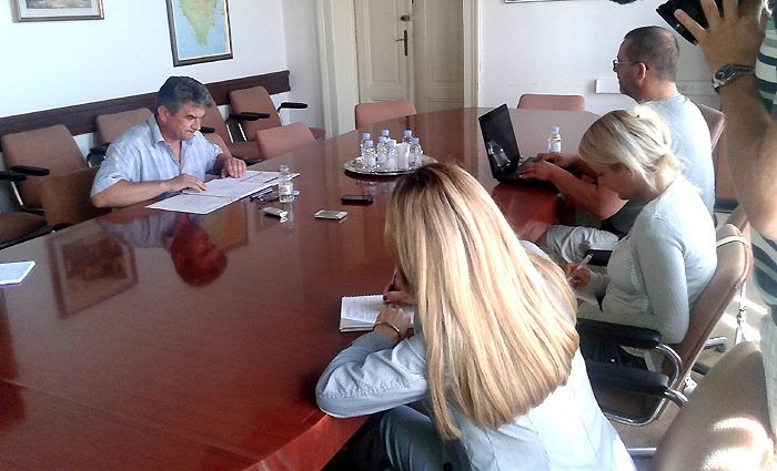 Tiskovna konferencija "s gradonačelnikom otvoreno", održana je 9. srpnja 