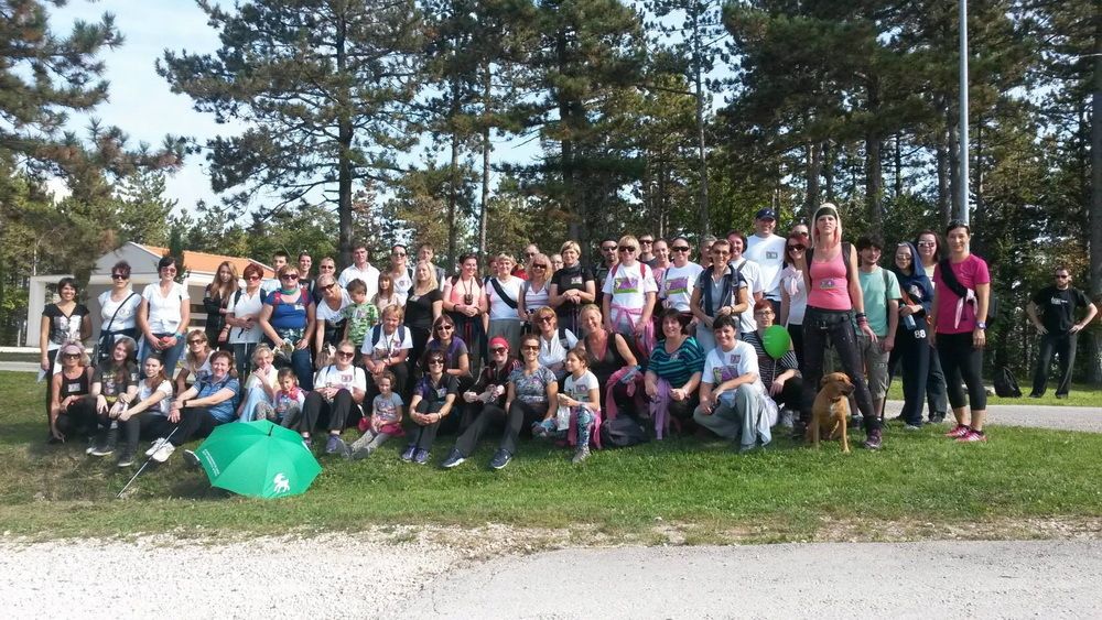 Sudionici akcije Hodanjem do zdravlja u Pazinu