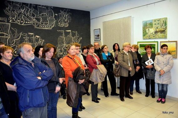 Likovna udruga Poreč priredila izložbu Poreč - moj grad