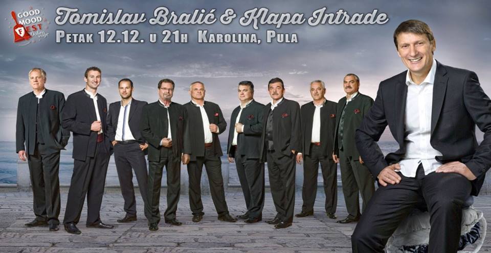 Nastupom Bralića i klape Intrade, Pula će utonuti u blagdansko raspoloženje