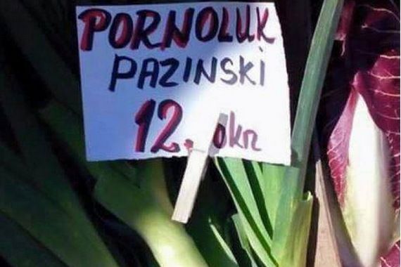 Na pazinskoj tržnici prodaje se pornografski luk!