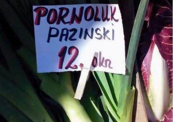 Na pazinskoj tržnici prodaje se pornografski luk!